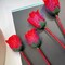 Wrapables Rose Flower Ballpoint Pens, Novelty Pens for Office, Valentine's Day, Mother's Day, and Party Favors (Set of 12)